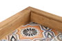 Aberto Design AT-002 Bandeja Decorativa 30x40 cm, MDF y Madera de Pino, para Hogar y Arte